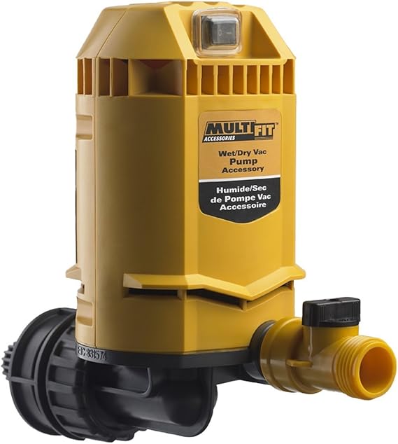 MultiFit Wet Dry Vac Water Pump MP2000 Shop Vacuum Pump Wet Dry Vac