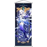 Rainteam Anime Poster Game Hanging Wall Art Artistic Canvas Genshin Character Posters with Rods for Living Room Bedroom Decor(29.5 inch x 11 inch) (Skirk)