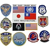 Miltacusa Pete Mitchell Far East Cruise Jacket Vest Patch [Iron on Sew on 11PC Bundle]