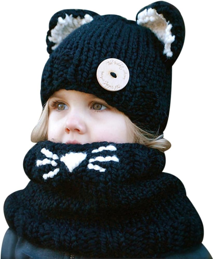 hand knitted hats and scarves