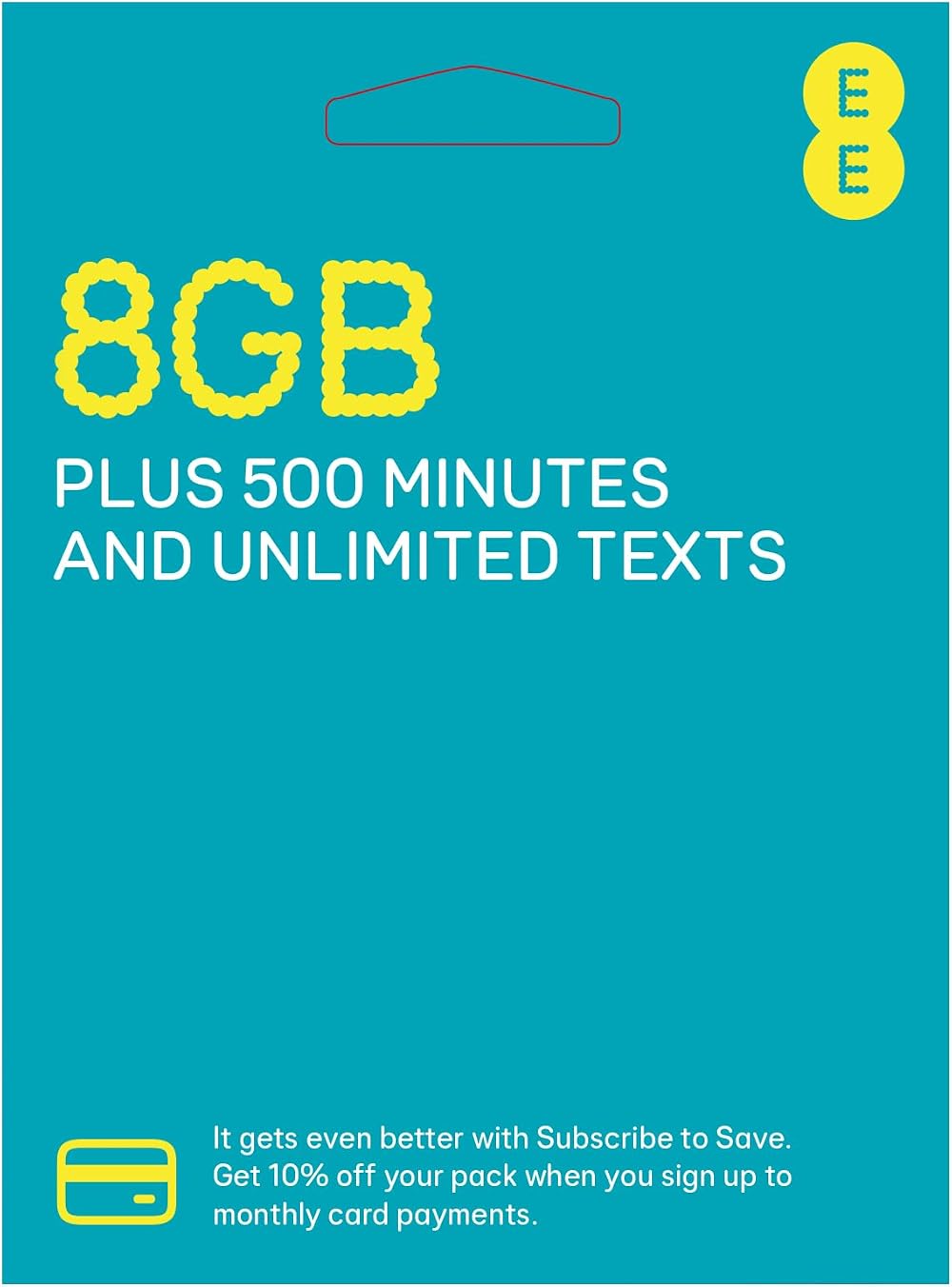 love 2 surf Pay As You Go UK SIM £10 Bundle 8GB Unlimited Texts 500 Mins