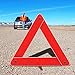 mAuto 3900 Emergency Warning Triangle Foldable Reflective Safety Sign Roadside Hazard Symbol w/Secure Base 1 PK
