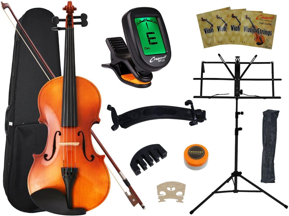 Generic 4/4 Full Size Student Violin Starter Kit (Bow, Rosin, Case