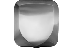 Afranti Automatic Commercial Hand Dryer Stainless Steel Hand Dryer 1800W 224mph High Speed Heavy Duty Cold/Hot Air Compact Electric Hand Dryer for Bathroom Business Restaurant Industrial Home Use