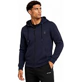 Spyder Mens Athletic Hoodie Moisture Wicking Fleece Zip Up | Performance Fleece with Full-Zip Coverage, Everyday Layering for Running and Workouts