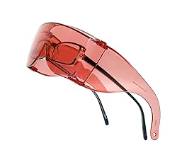 Calabria 3000 FL41 Pink Fitover Safety Glasses Wear
