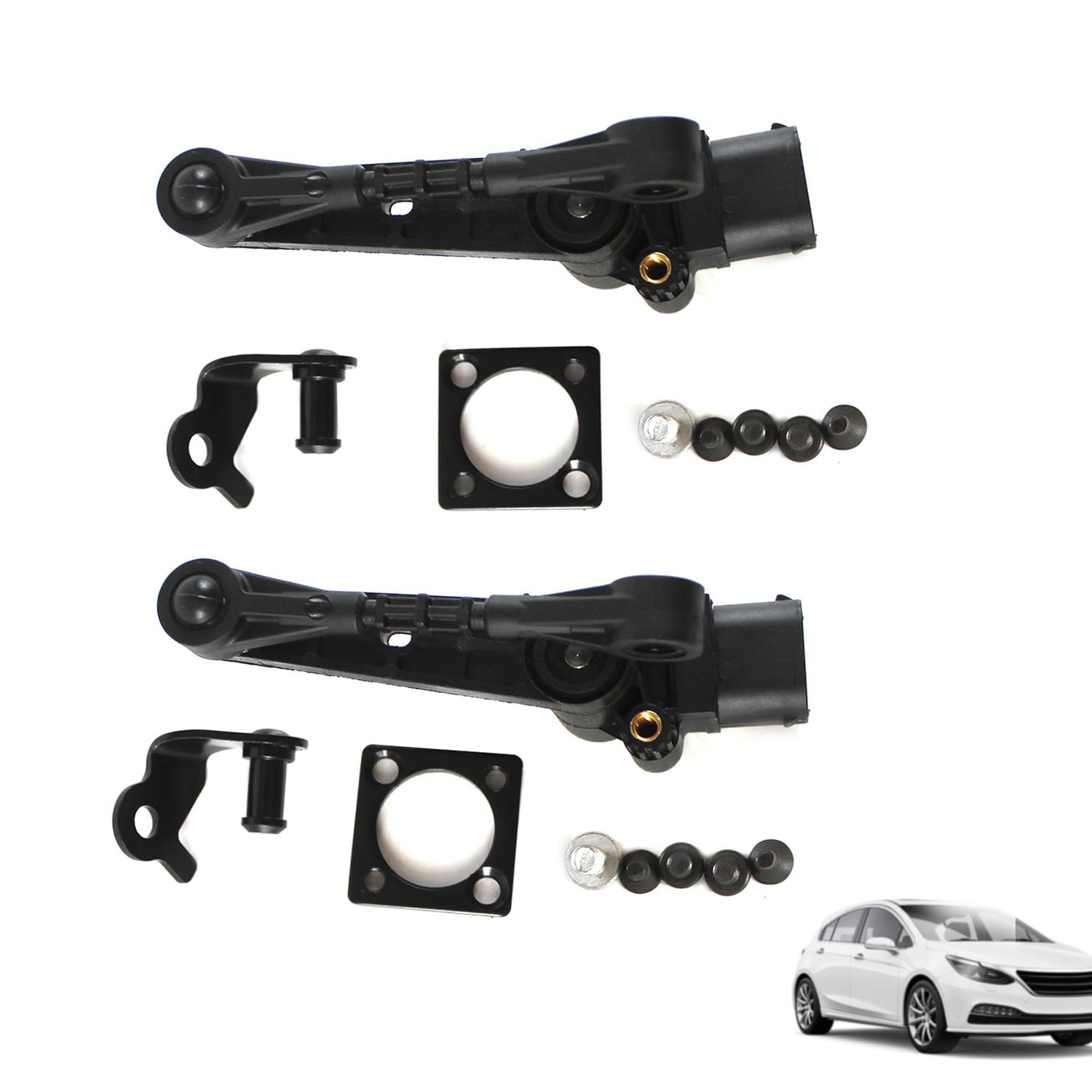 Photo 1 of COPACHI 2X Front Left & Right Air Suspension Height Sensor LR020473 LR020474 Compatible with Land Rover Range Rover Sport 2006 2007 2008 2009 After-Market Parts