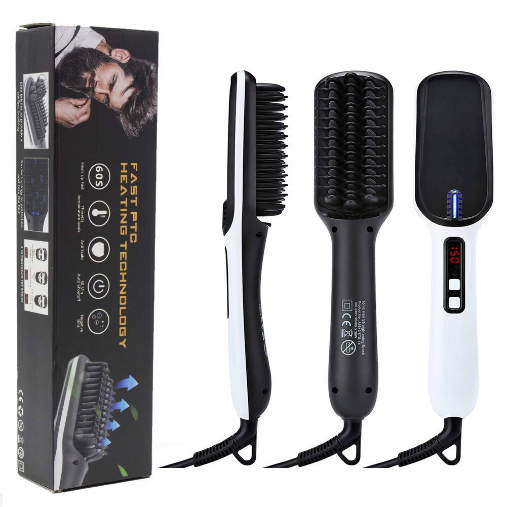 Best Hair Straightener Comb With Ptc Ceramic Heating Elements And 6