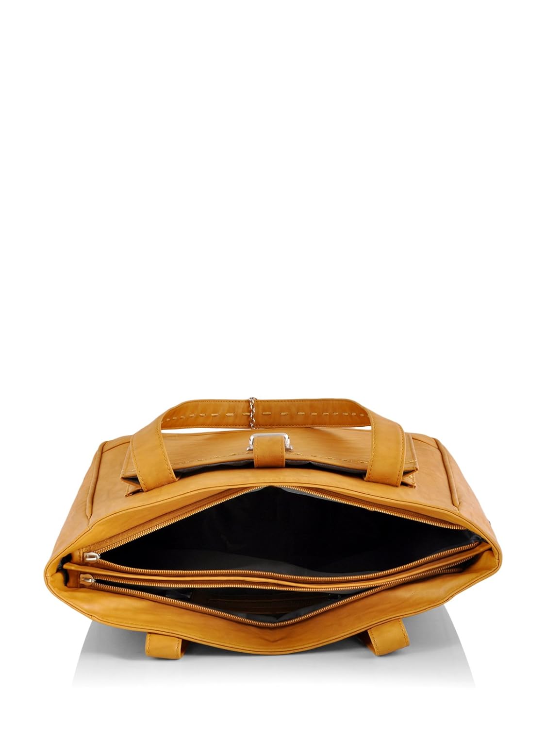 butterflies women's handbag (mustard) (bns bs008msd)