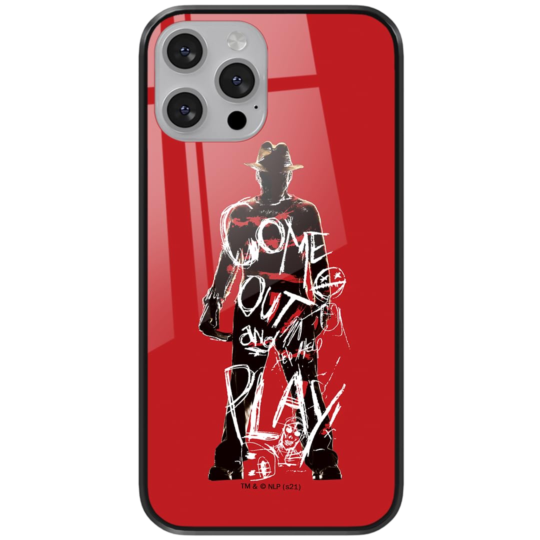 Ert Group Original Horror Licensed Mobile Phone Case for Apple Iphone 13 Nightmare of Elm Street 006 Tempered Glass Protective Case