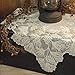 Heritage Lace Woodland 36-Inch by 36-Inch Table Topper, Ecru