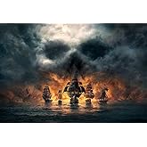 WZVZGZ Wooden Puzzles Pirate Ship 1000 Pieces Adult Jigsaw Puzzles Stress Relief Game Positive Thinking Puzzles for Party Ent