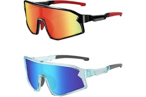 swanoble 2PACK Kids Polarized Sports Sunglasses Lightweight Boys Baseball Sunglasses Girls Cycling Softball Age 3-8