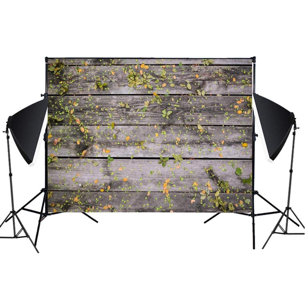 fanddy Imitation Wood Grain Photography Props 3D Photo Background Cloth for Wedding Birthday Party