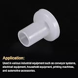 sourcing map 12pcs Nylon Flanged Sleeve Bearings 4mm ID 5.5mm OD 10mm Length view 4