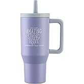 DIVERSEBEE 30 oz Insulated Stainless Steel Tumbler with Lid, Inspirational Birthday Thank You Gifts for Women, Mom, Wife, Girlfriend, Teacher, Her, Nurses, Best Friend, Travel Mug (Cloud)