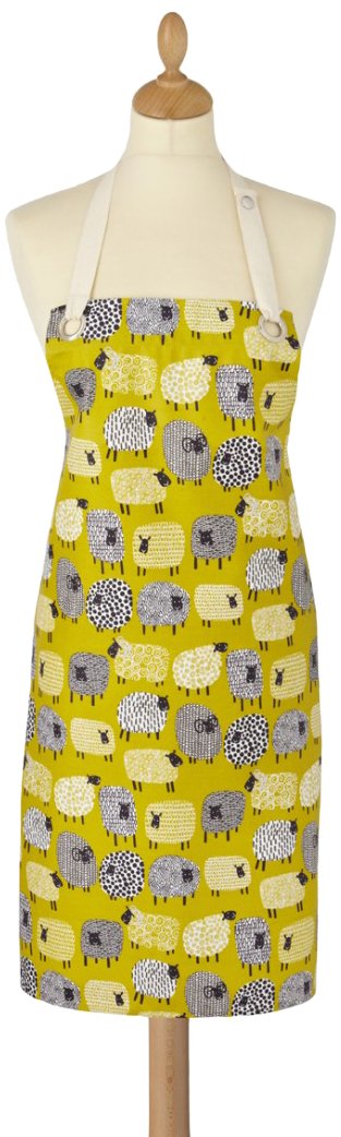 Dotty Sheep Oil Cloth Apron by Ulster Weavers