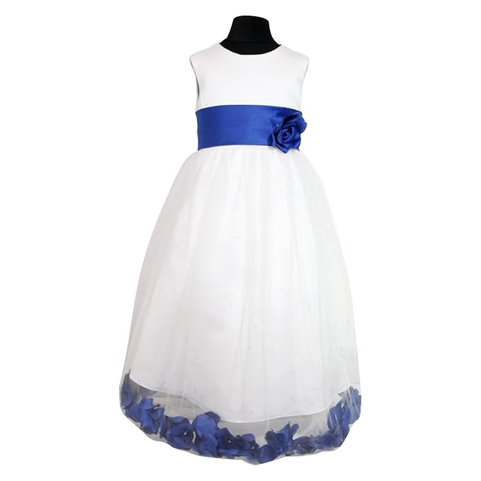 Flowergirl, Junior Bridesmaid, Party Dress. That Special Day (Age 12, Royal Blue) Amazon.co.uk