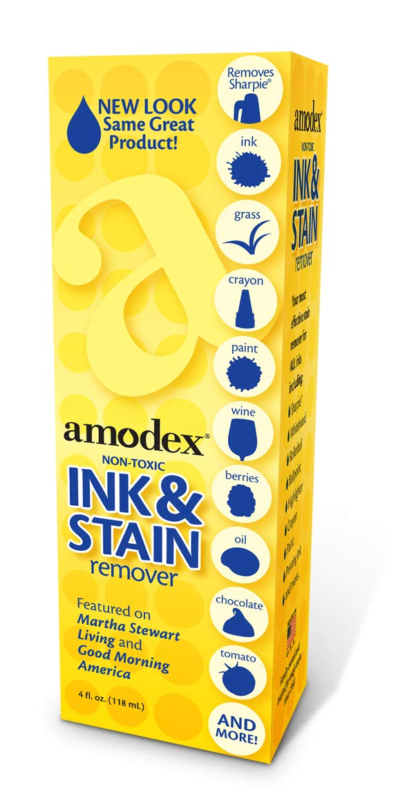 Amodex Ink and Stain Remover (4oz, Multicolour) Amazon.in Computers