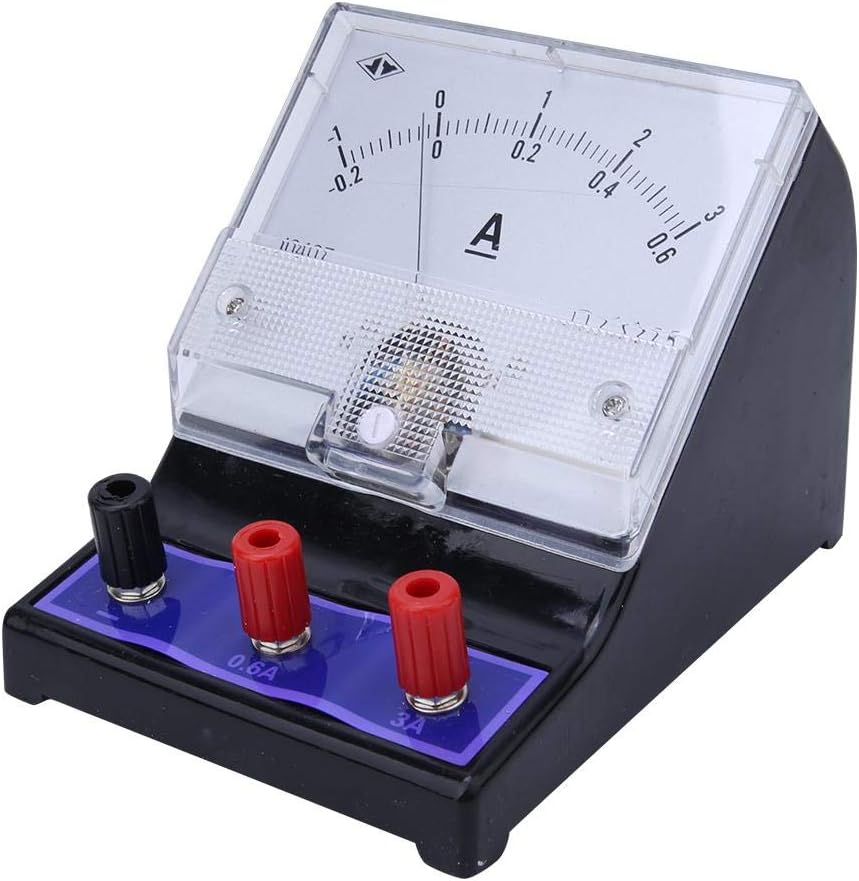 Delaman Current Meter, DC Current Measuring Gauge Physical Educational