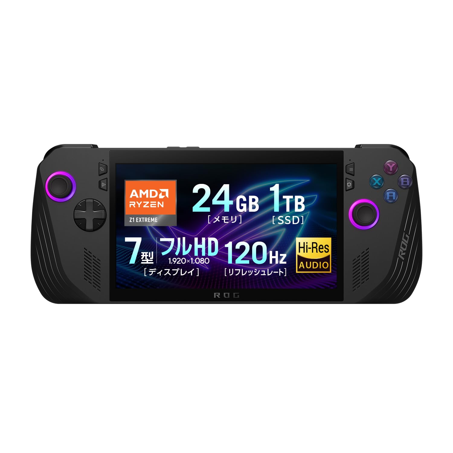 ASUS RC72LA-Z1E24G1T ROG Ally X エイスースの商品画像