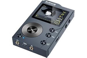 Surfans F20 HiFi MP3 Player with Bluetooth5.2, Lossless DSD High Resolution Digital Audio Music Player, High-Res Portable Audio Player with 64GB Memory Card, Support up to 512GB