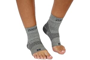 Zensah Plantar Fasciitis Sleeve - Relieve Heel Pain, Arch Support, Reduce Swelling - Compression Foot Sleeve, PF Sock