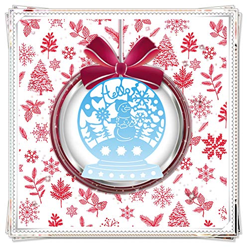IADUMO Christmas Snowman Metal Cutting Dies Paper Card Making Die Cut Carbon Steel Embossing Stencils for Scrapbooking Album Art Craft Paper Gift Decorative Template(3.9 x 3.3 inch)