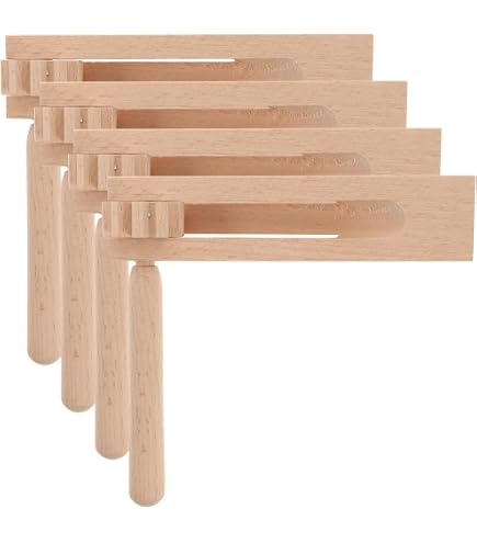 Bruit à cliquet en bois pour jeu de football, instrument traditionnel à cliquet pour événements sportifs