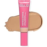 Doll 10 Peptide Bounce Flexible Foundation w/Marshmallow Extract – Hydrating Serum Cream Foundation for Mature Skin – Lightweight, Natural & Clean Makeup w/Medium Buildable Coverage - (Medium)