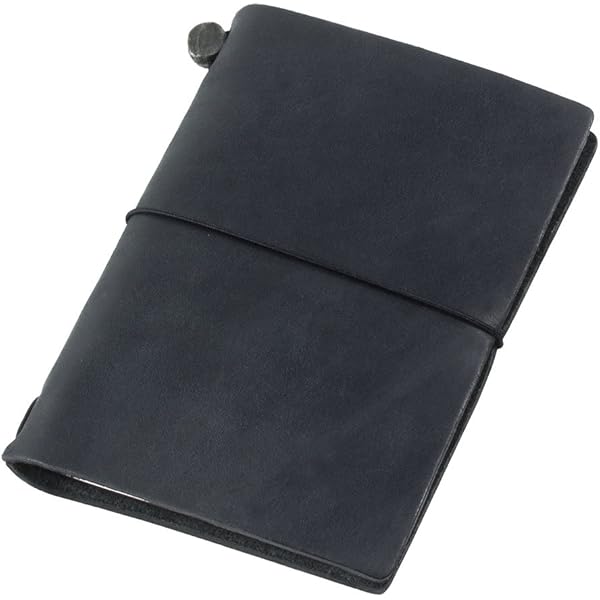 Midori Traveler's Notebook Leather Bundle Set , Regular Size Black