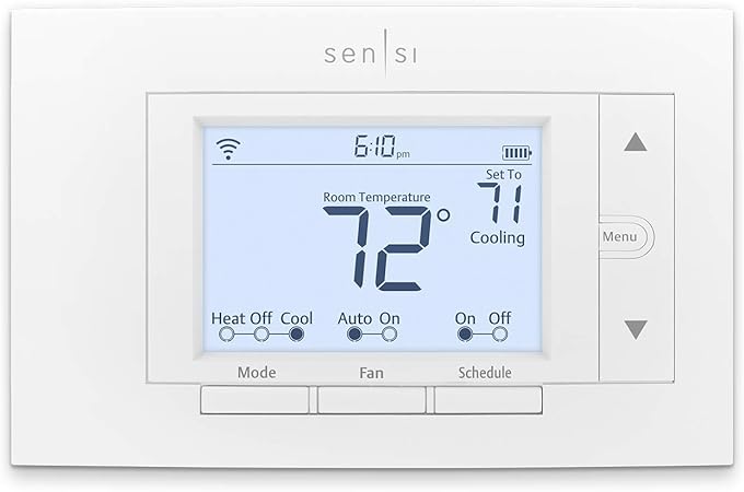 sensi thermostat google home