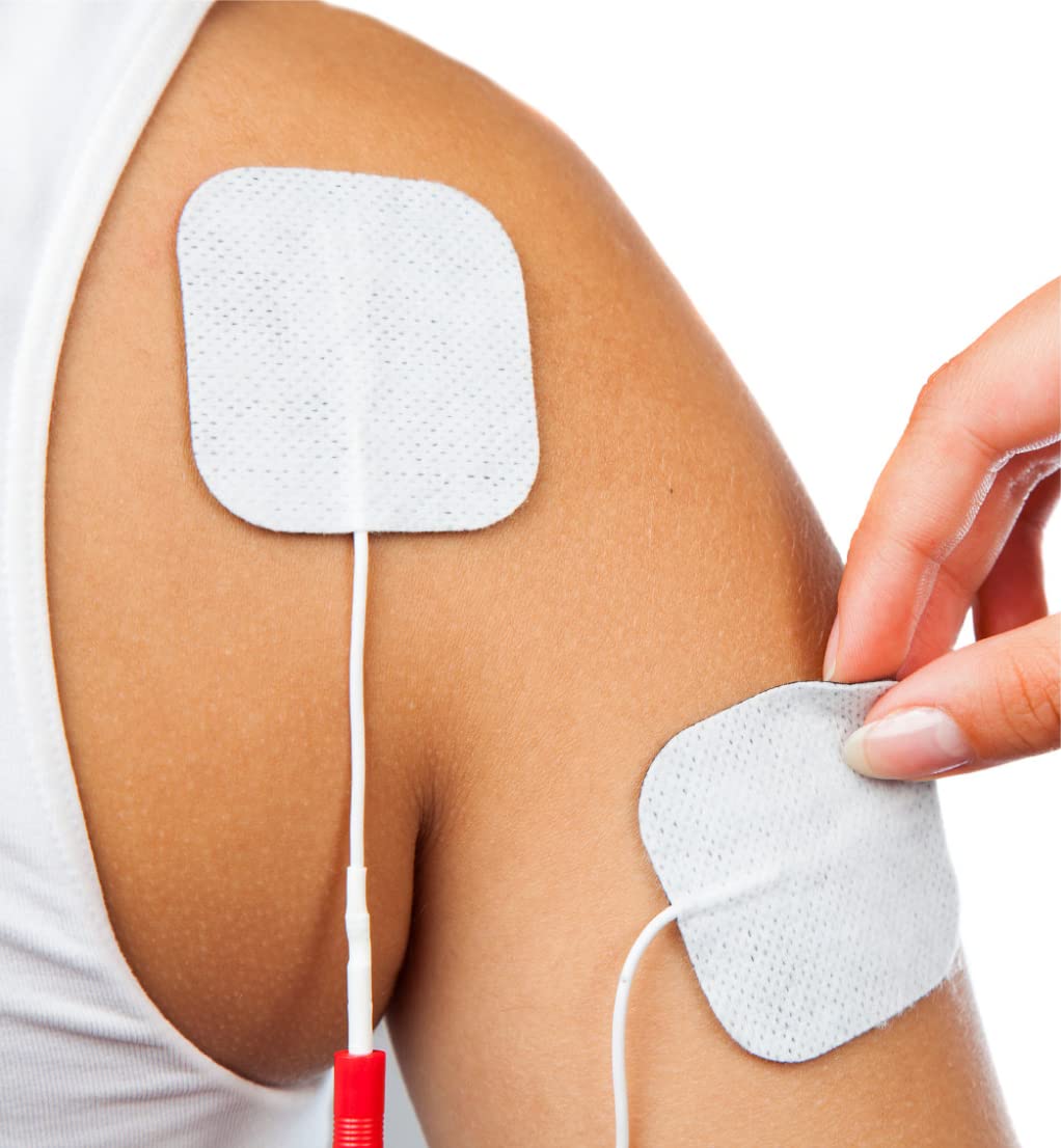 TENSPAD SILVER 16 electrodes for GLOBUS, CEFAR, PRIM, PROMED, 50x50mm with 2mm PIN connector