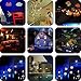 Halloween Lights Projector, LIGHTESS Outdoor Indoor Xmas Decorations Waterproof LED Landscape Spotlight for Xmas Theme Party Store Window and Gard