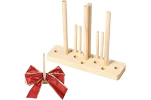 Bow Maker | Bow Maker Tool for Ribbon | Hardwood Bow Maker with Adjustable Width Ribbon Crafts for Decoration of, Valentine's