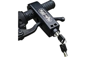Motorcycle Grip Lock Handlebar Throttle Security Lock, Bike Cycling Anit Theft Security Caps Lock Bicycle Handlebar Grip Brak