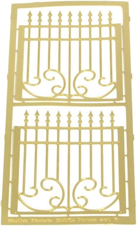 Matho Models35015 Metal Fence Set A - photo-etch - 1:35 scale - unpainted and unassembled scale model accessory