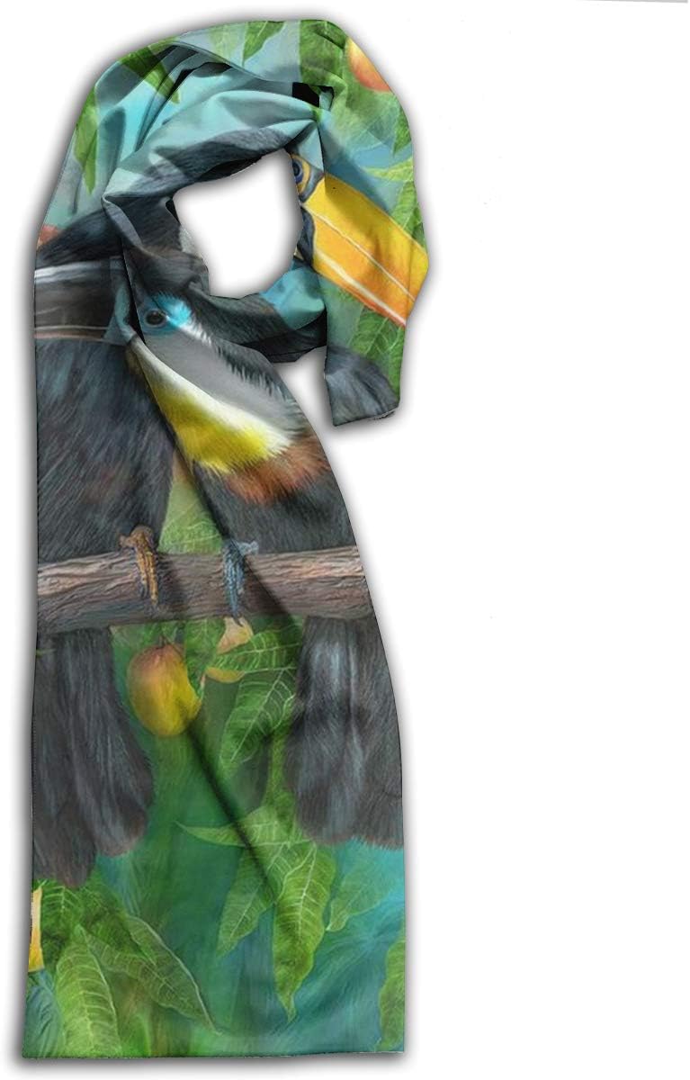 Galaxy Voyage Art Hornbill Animals Womens Large Soft Shawls Wrap Graphic Bandana Scarfs For Women/Men