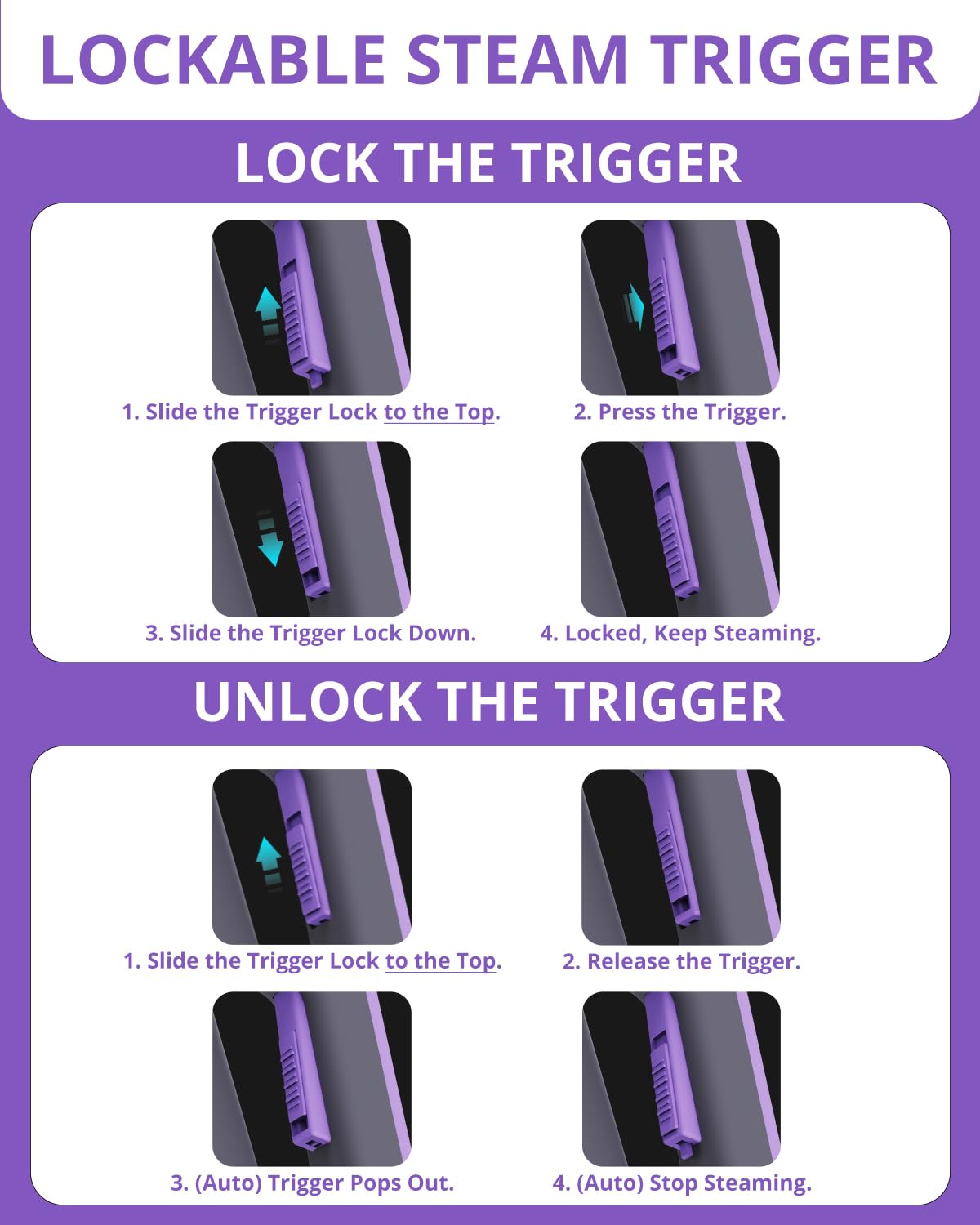 Steam Cleaner: 10s Fast Heating-Lockable Steam Trigger-Large Tank-Refill Anytime-No Cooling-14 PCS Kit-Hand Held HandHeld Multi Portable Steamer for Home Kitchen Grout Tile Shower Cleaning Grey