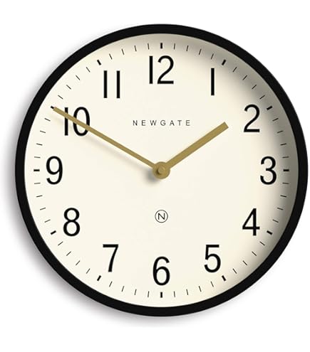 Amazon.com: NEWGATE® Number Four Theatre Wall Clock | Modern