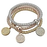 Long Way Women's Gold Silver Plated Chain Bracelet