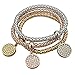 Long Way Women's Gold Silver Plated Chain Bracelet