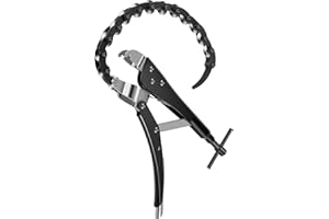 FALESOUL Exhaust Pipe Cutter, 0.6 Inch to 3.3 Inch Tailpipe Cutter, Carbon Steel Chain Exhaust Pipe Cutter Tool, Rolling Blad