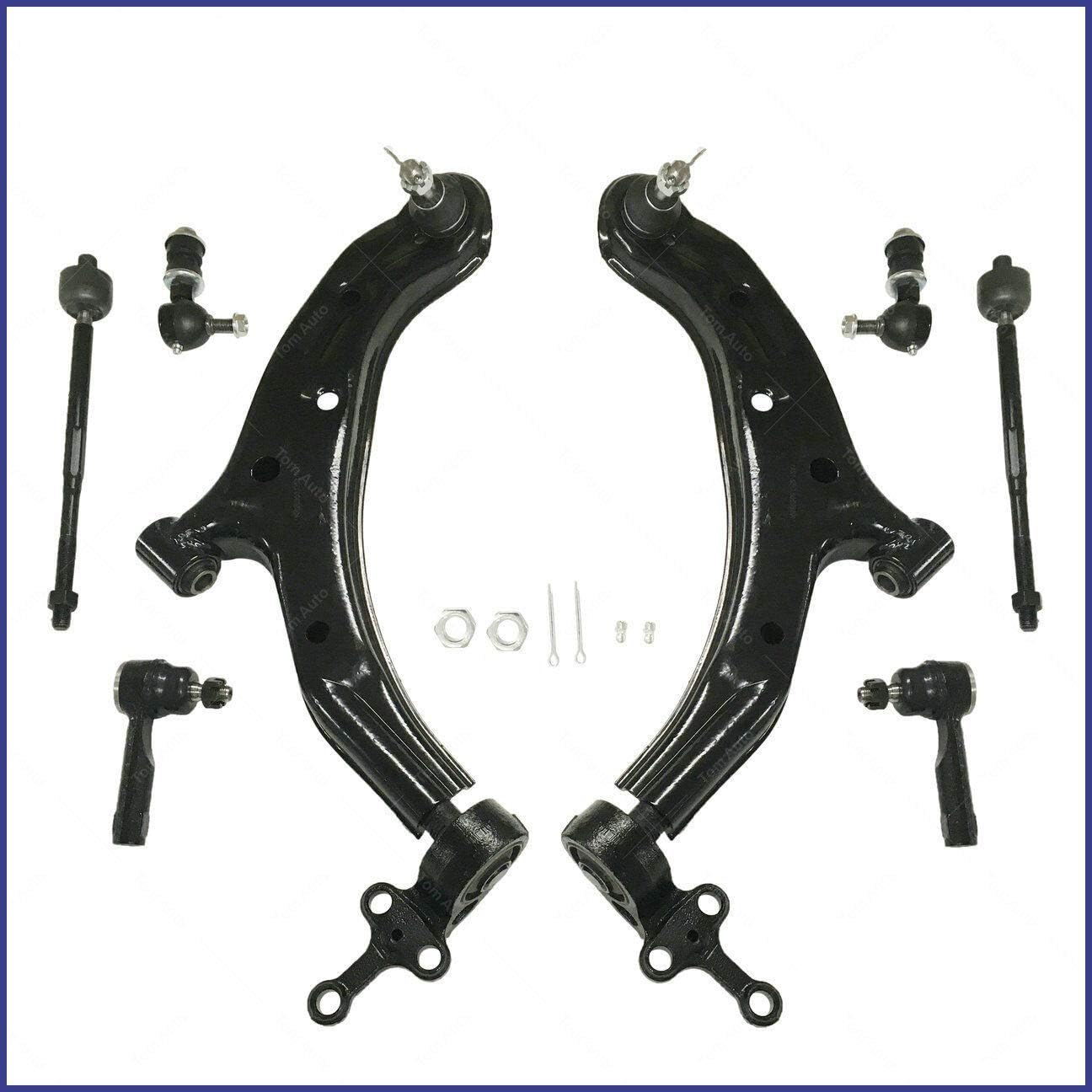 Compatible with New 8pcs Front Lower Control Arm Kit for 00