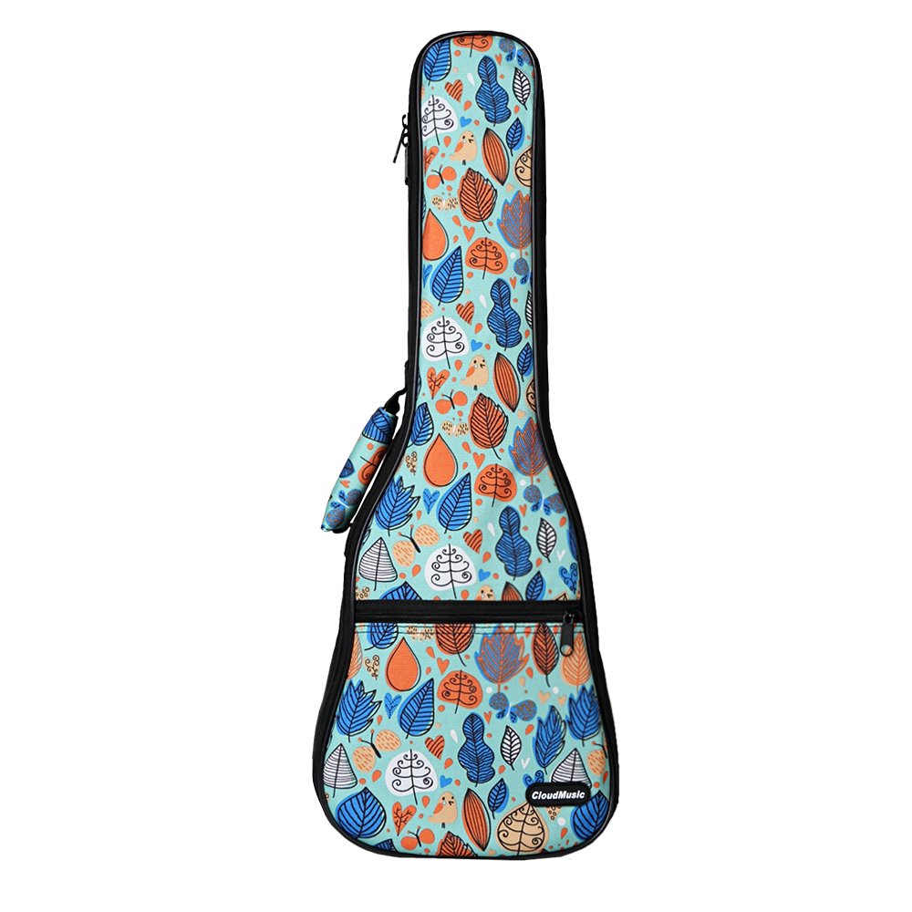 CLOUDMUSIC Cute Cool Ukulele Case for Kids Ukulele Backpack