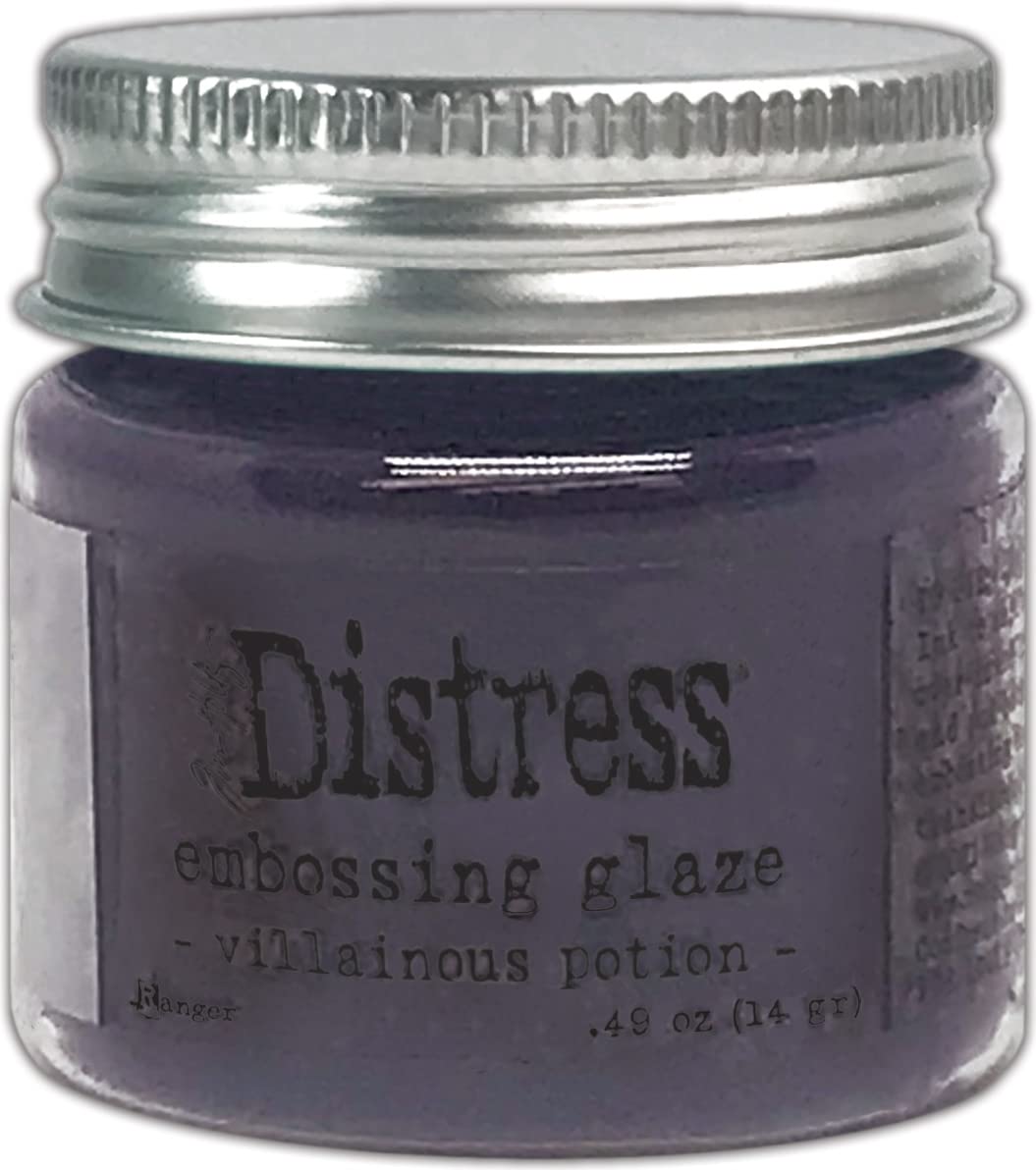 Ranger Tim Holtz-Distress Embossing Glaze-Villainous Potion, Purple, 14 g