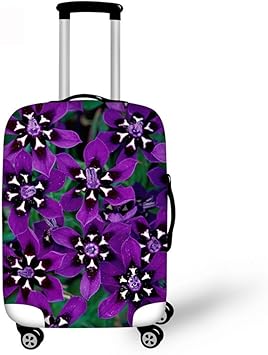 flower print luggage