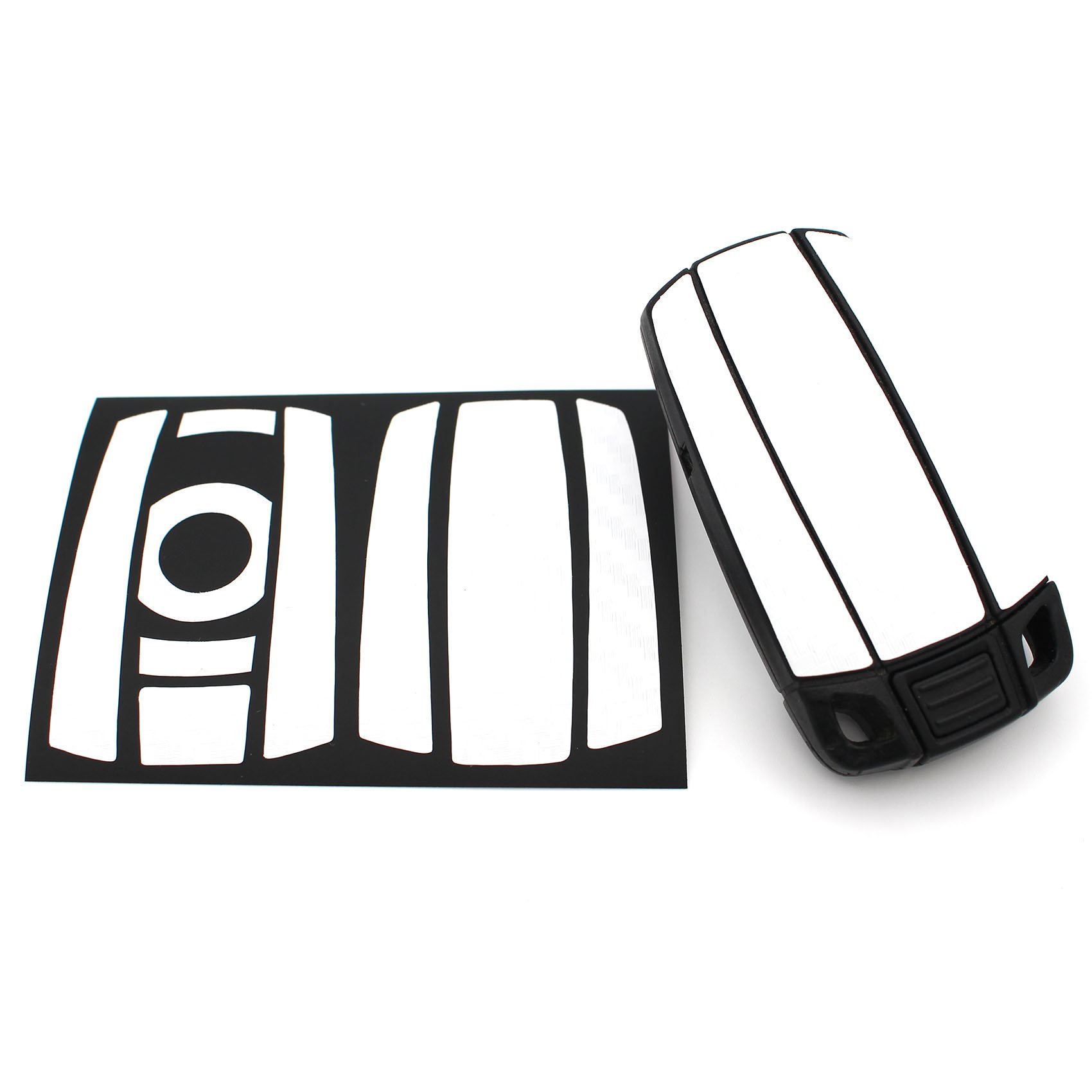 Carbon Foil White Key BMW E60/E61/E90/E91/E92/X5 E70/X6 E71 E81 E82 E87 E88 1 Series Z4 E89 x1 E84 M package