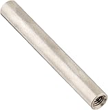 Round Standoff, Stainless Steel, Female, M4-0.7 Screw Size, 6mm OD, 48mm Length, (Pack of 5)