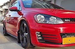 Rally Armor MF37-UR-BLK/RD Black, Red Mud Flap with